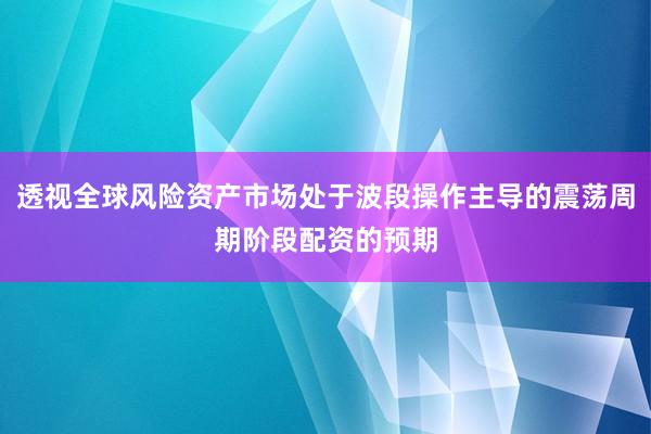 透视全球风险资产市场处于波段操作主导的震荡周期阶段配资的预期