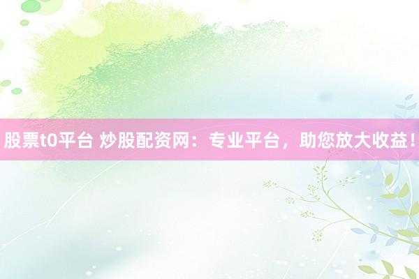 股票t0平台 炒股配资网：专业平台，助您放大收益！